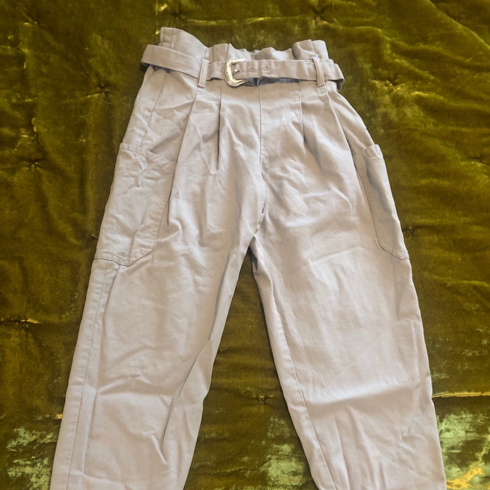 ZARA KIDS/GIRLS HIGH RISE SIDE POCKETS PANTS